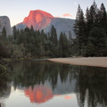 Half Dome at Sunset