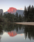 Half Dome at Sunset